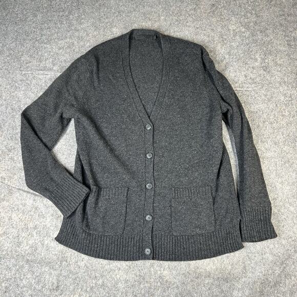 Jenni Kayne Everyday Cardigan Wool Cashmere Button Preppy Casual Women’s Medium